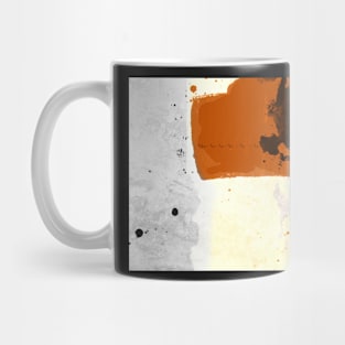 Minimal Orange on Black Mug